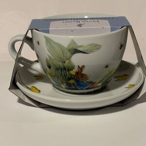 Beatrix Potter Peter Rabbit Teacup & Saucer New In Box Sealed Collectible